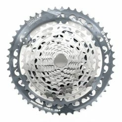 Ethirteen E*thirteen E13 Helix Race Cassette 9-50T 12-Speed, Nickel Grey SRAM XD Driver Only, Fits Shimano &amp; Sram