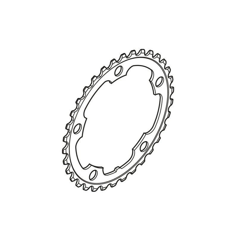 Shimano Kettenblatt 2200 FC-2350 34 Zähne Silber 3 Shimano Kettenblatt 2200 FC-2350 34 Zähne Silber