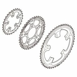 Shimano Ultegra 13 Triple Kettenblatt 52 Z&auml;hne, Y-1LK 98050 FC 6703-G Grau