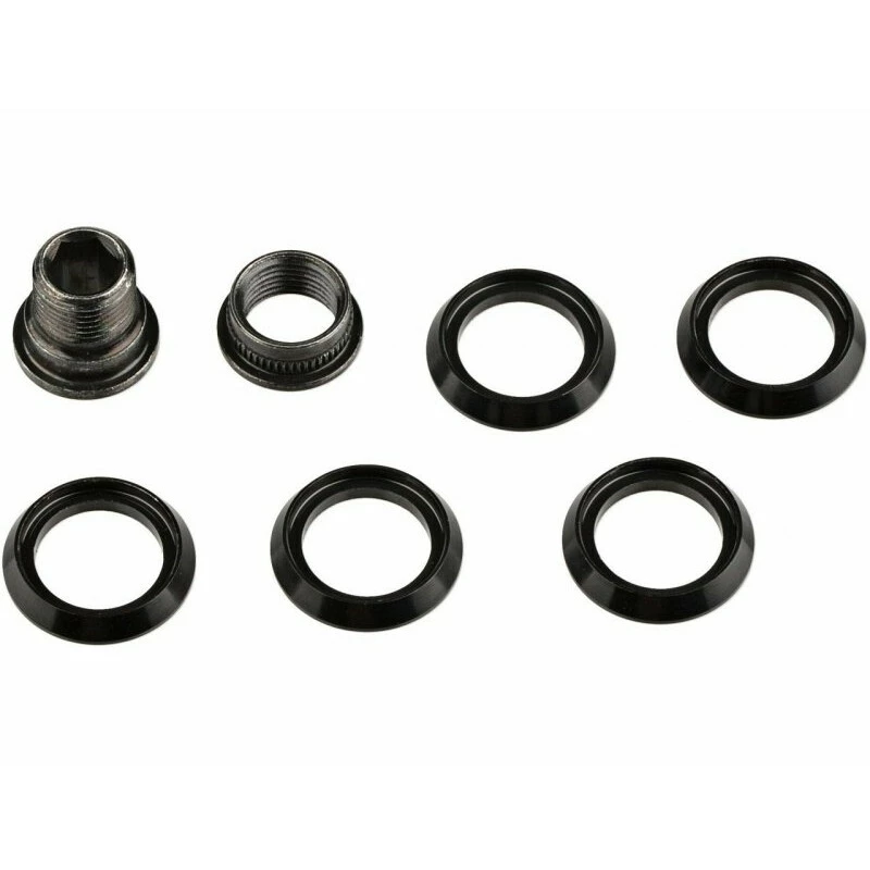 SRAM CHAINRING SPACERS (QTY 5) HIDDEN BOLT/NUT KIT FOR CX1 CHAINRING 3 SRAM CHAINRING SPACERS (QTY 5) HIDDEN BOLT/NUT KIT FOR CX1 CHAINRING