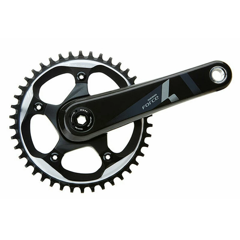 SRAM Force1 20 Kurbel 170mm 42 Zähne, 1x11, BB30, 110BCD, Schwarz, OHNE LAGER 3 SRAM Force1 20 Kurbel 170mm 42 Zähne, 1x11, BB30, 110BCD, Schwarz, OHNE LAGER
